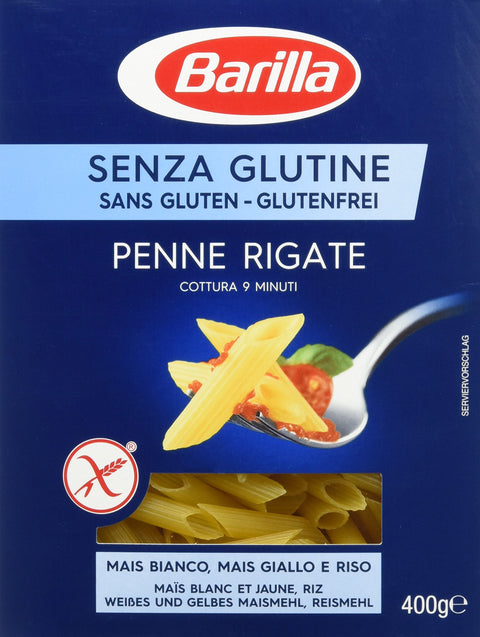 Barilla Penne Rigate Pasta Gluten 400g