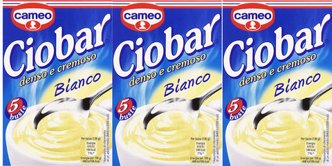 Cameo Ciobar Gusto Bianco Lot De 3 Boîtes De 5 Boissons Au Chocolat Chaud Blanc Italien