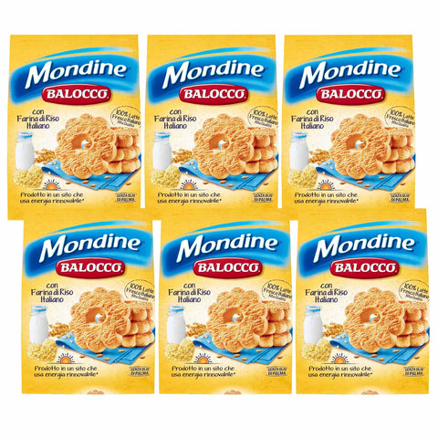 Balocco Mondine - Biscuits Sablés Italiens 700g (Mondine, X6)