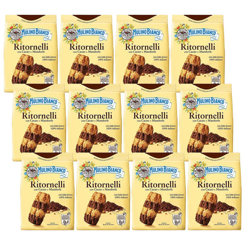 Mulino Bianco Ritornelli - Biscuits Italiens Au Cacao Et Aux Amandes 700g (Ritornelli, X12)