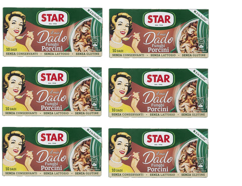 Star Dadi Porcini Mushroom Stock Cubes 100 G (Pack Of 6)