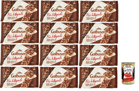 Galbusera Più Integrali Con Semi Di Sesamo, Papavero, Chia E Croccanti Chicchi Di Segale, Craquelins Aux Graines De Sésame, Pavot, Chia Et Haricots De Seigle Croustillants, 12 X 380 G + Italian