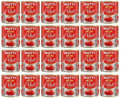Mutti Pomodori Pelati Lot De 24 Tomates Pelées 100 % Italiennes 800 G
