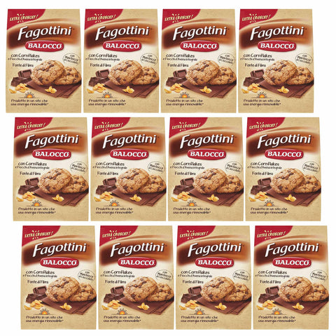 Balocco Fagottini - Biscuits Sablés Aux Morceaux De Chocolat 700g (Fagottini, X12)