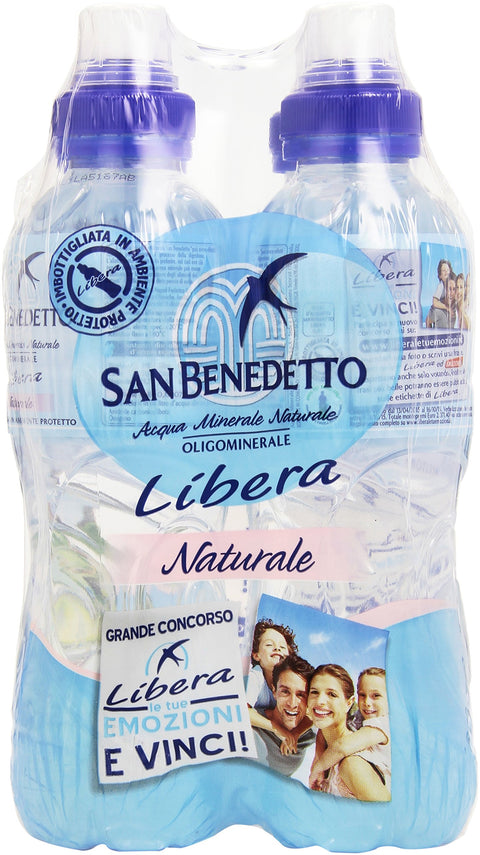 San Benedetto L'eau Libre Naturel 0,50 Litres 24 Bouteilles