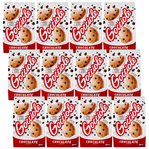 Pavesi Gocciole Chocolate - Biscuits Aux Morceaux De Chocolat 500g (Gocciole, X12)