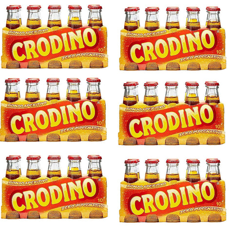 Campari Crodino Lot De 60 Apéritifs Sans Alcool 100 Ml
