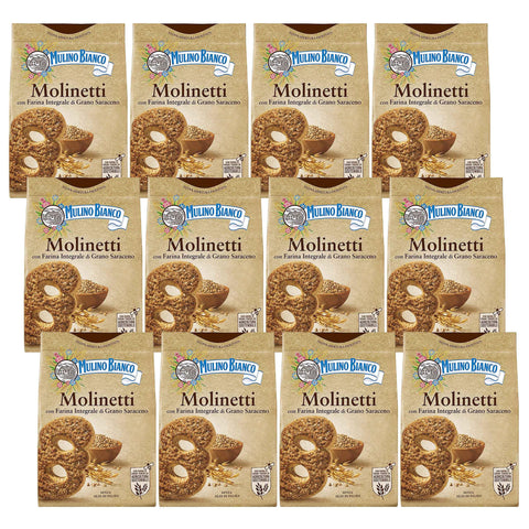 Mulino Bianco Molinetti - Biscuits Italiens Complets 800g (Molinetti, X12)