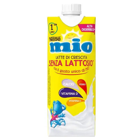 Nestlè MIO Latte di Crescita Senza Lattosio  lait sans lactose pour enfants de 1 à 3 ans 12x500ml