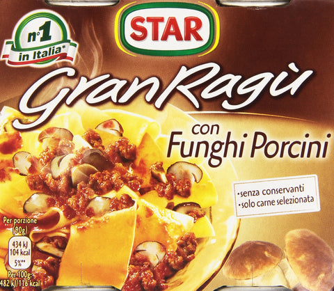 Star Lot De 4 Boîtes De 2 Pots De 180 G De Granules Avec Champignons Porcins [8 Pots, 16 Portions]
