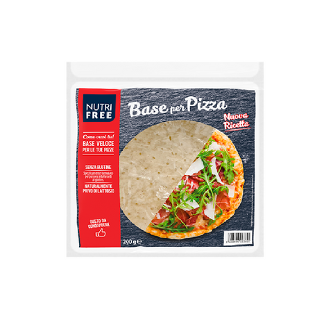 5x Nutrifree Base per pizza Fond de pizza sans gluten 200gr