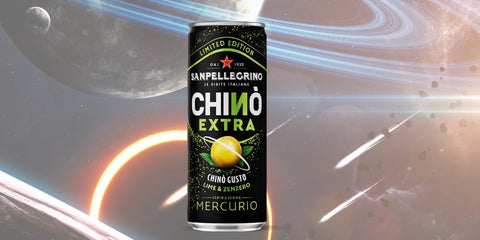 San Pellegrino Chinò EXTRA Mercurio Boisson gazeuse citron vert et gingembre 48x 33 cl