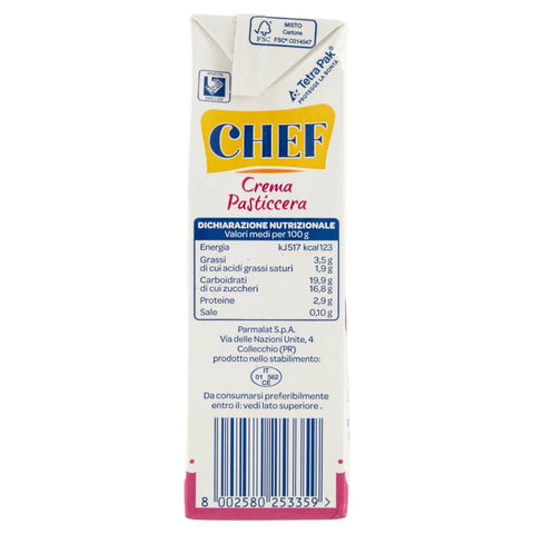 12x Parmalat Chef Crema Pasticcera Crème anglaise 530 g