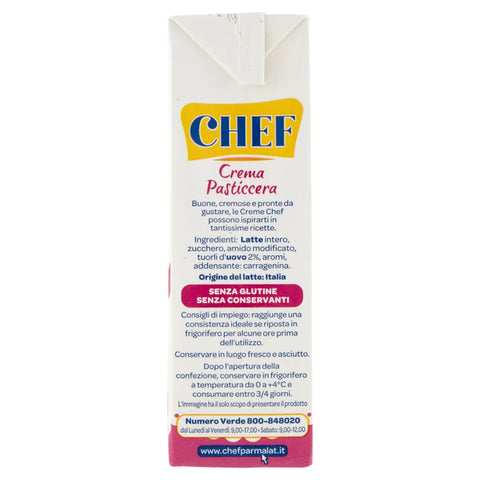 12x Parmalat Chef Crema Pasticcera Crème anglaise 530 g
