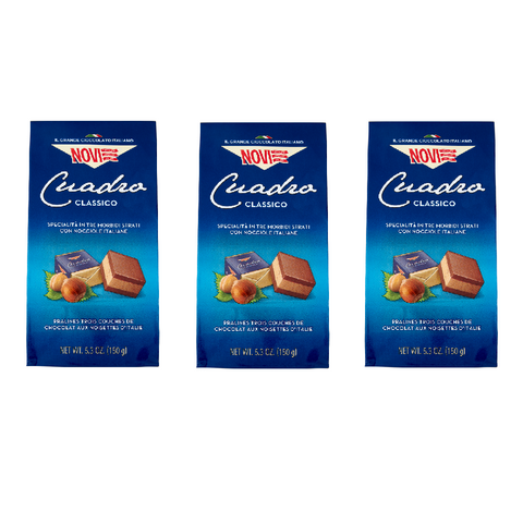 Novi Cuadro classico Pralinés chocolat-noisettes 150g