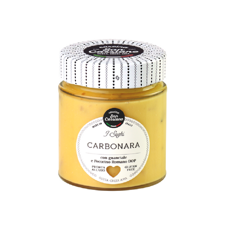 San Cassiano Sugo Carbonara sauce pour pâtes 140g