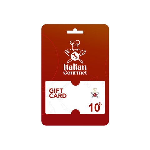 Carte Cadeau Italian Gourmet Gift Card 10€