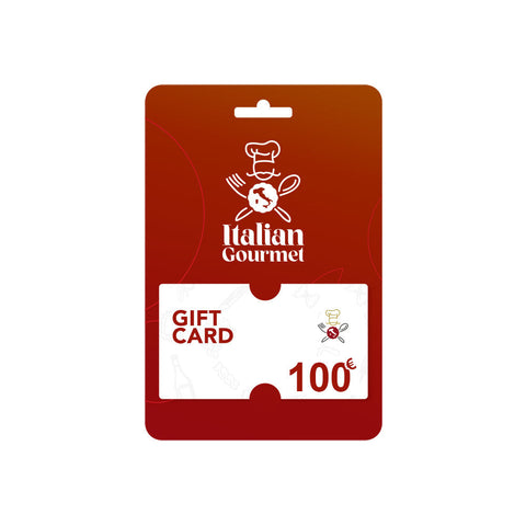 Carte Cadeau Italian Gourmet Gift Card 100€