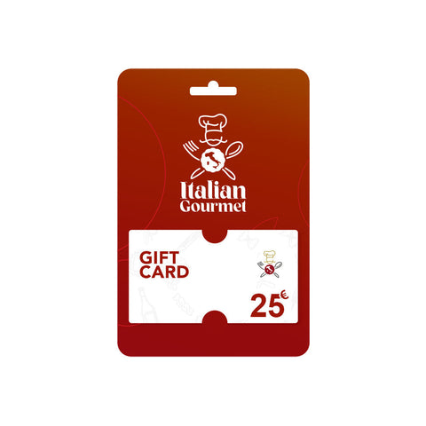 Carte Cadeau Italian Gourmet Gift card 25€
