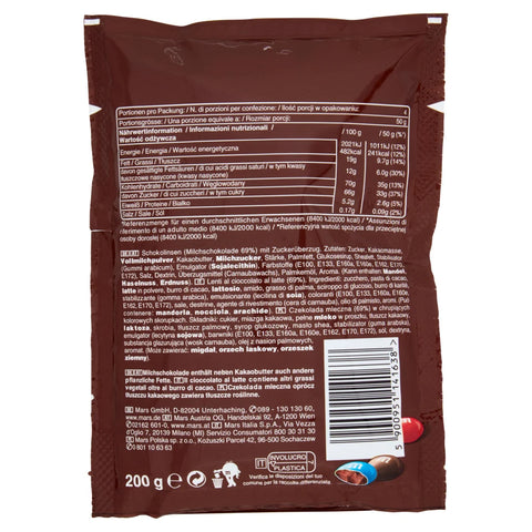 30x M&M's Chocolate Confettis au chocolat 200 g