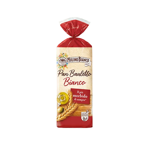 8x Mulino Bianco Pan Bauletto bianco Pain type « 0 » à l’huile d’olive extra vierge 400 g