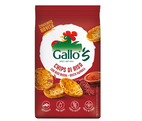 Gallo's Chips alla paprika 40gr - Gallo's Croustilles de paprika
