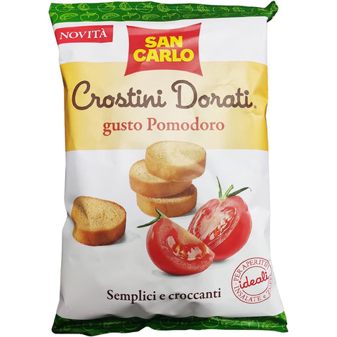 San Carlo Crostini Dorati al gusto di Pomodoro Pain grillé à la Tomate 75g