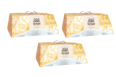3x Tre Marie La Colomba Magnifica Gâteau De Pâques Au Beurre Français Très Fin À Saupoudrer De Sucre En Poudre 930g Produit De Boulangerie Colombe De Pâques De La Tradition Italienne (Copia)