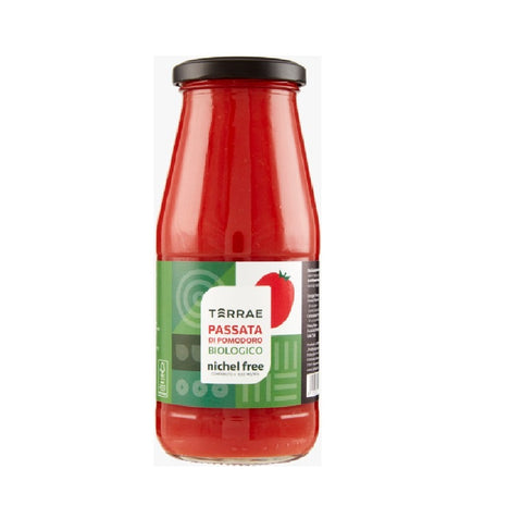 Terrae Passata di Pomodoro Purée de Tomates BIO "NICHEL FREE" 420gr
