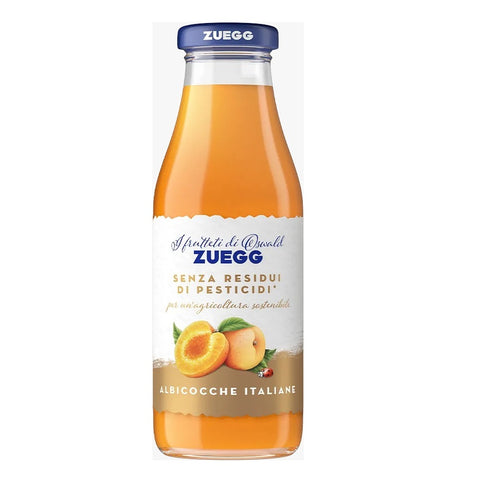 Zuegg Albicocca Jus de fruit d'abricot sans résidus de pesticides Flacon en verre de 500 ml