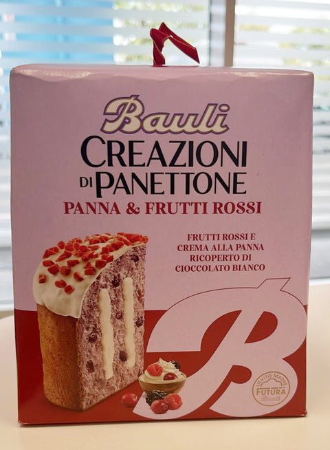 Bauli Creazioni di Panettone Panna e Frutti rossi à la crème et aux fruits rouges 450g