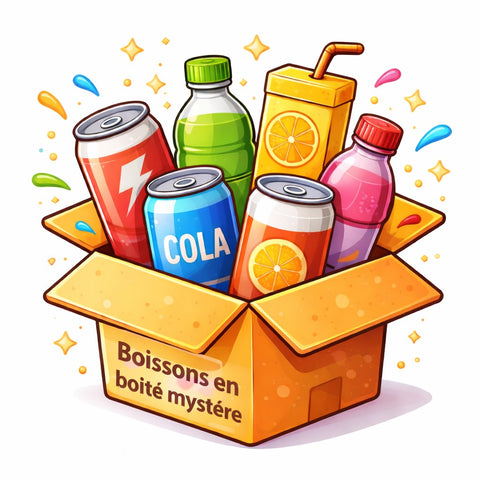 MYSTERY BOX BEVANDE BOÎTE MYSTÈRE – mélange à boisson surprise