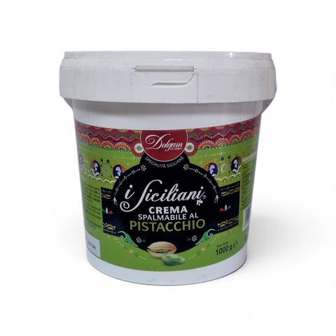 3x Dolgam I Siciliani Crema spalmabile al pistacchio 1 kg de pâte à tartiner sucrée à la pistache