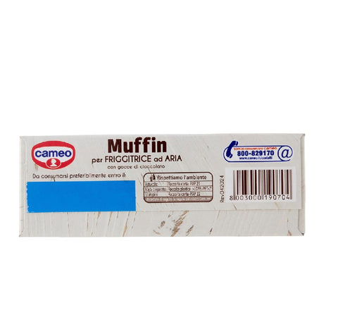 6x Cameo Preparato per Muffin per friggitrice ad aria con gocce di cioccolato Préparation pour muffins aux pépites de chocolat pour friteuse à air chaud 155 g