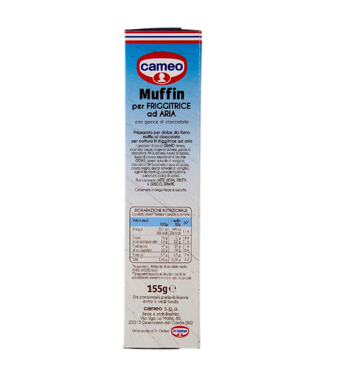 6x Cameo Preparato per Muffin per friggitrice ad aria con gocce di cioccolato Préparation pour muffins aux pépites de chocolat pour friteuse à air chaud 155 g