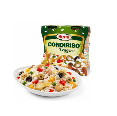 6x Berni Condiriso Leggero Vinaigrette aux légumes pour salades de riz, 2 x 300 g