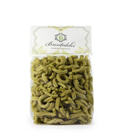 Brontedolci Casarecce al Pistacchio Pâtes de semoule de blé dur à la pistache 500g