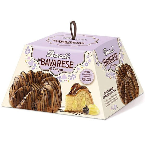 6x BAULI COLOMBA BAVARESE GR.700 Gâteau de Pâques bavarois