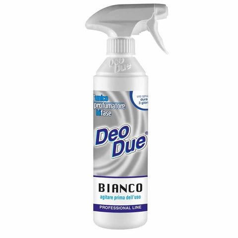 3x Deo Due – Profumatore Bifase Bianco Désodorisant d'air et textile 500 ml