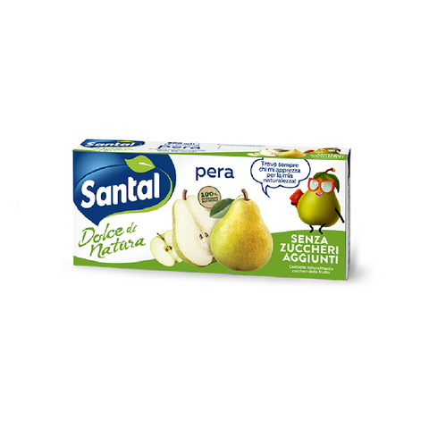 Parmalat Santal succo di frutta Pera senza zuccheri aggiunti 3x200ml - Jus de poire sans sucre ajouté