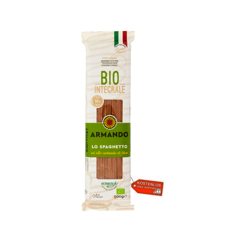 Armando Spaghetto Integrale biologica pâtes complètes bio 20x500gr