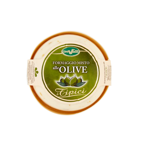 Trevalli formaggio misto olive  fromage aux olives mélangé 180gr