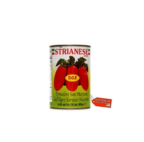 24x Strianese Pomodoro S.Marzano D.O.P Tomate en boite 400g