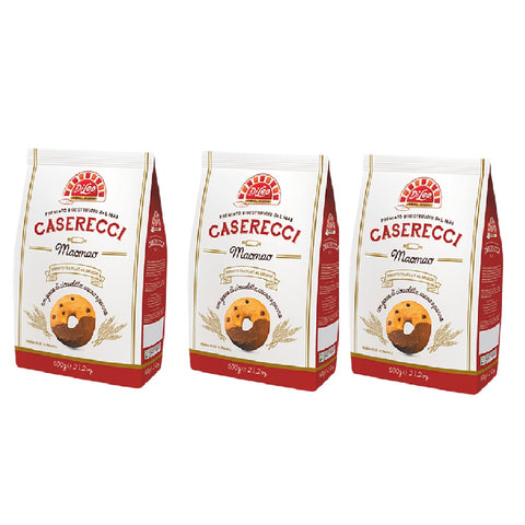 Di Leo Caserecci MaoMao con gocce di cioccolato e cacao biscuits aux pépites de chocolat et cacao 430gr
