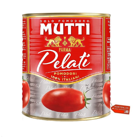 12x Mutti Pomodori Pelati Tomates pelées 800g