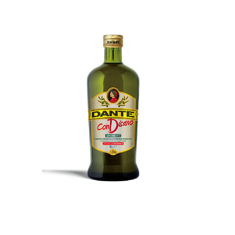 Dante ConDisano huiles d'olive végétales et extra vierges en verre (1L)