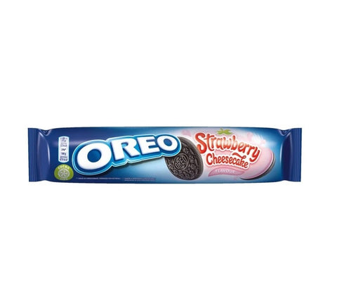 16x Oreo Strawberry Cheesecake Limited Edition, Biscuits Oreo à la fraise, 154 g