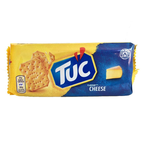 Saiwa Set 12 Tuc Formaggio Snack de crackers au fromage (100 g), produit italien authentique.