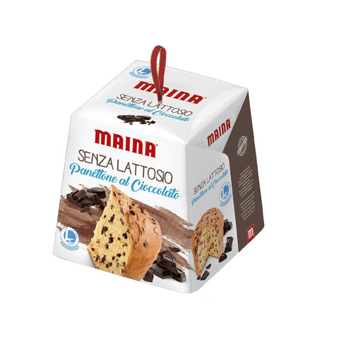 3x Maina Panettone Senza Lattosio al cioccolato Panettone au chocolat sans lactose 750 g, authentique produit italien