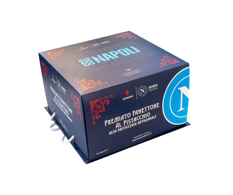 Panettone al Pistacchio SSC NAPOLI Panettone aux pistaches 1kg